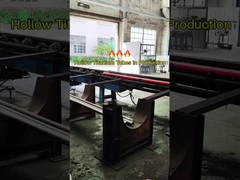 Τυφλοί σωλήνες τιτανίου σε παραγωγή